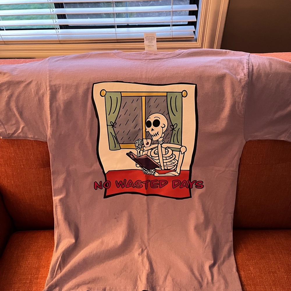 Hanes Lavender Crewneck Tee